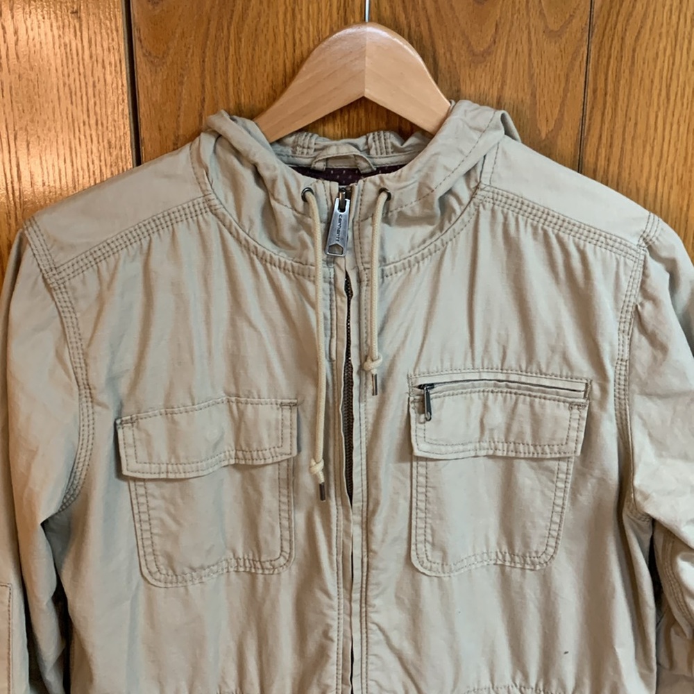 Carhartt El Paso Utility Jacket Full Zip Tan Women's Size Small - Picture 2 of 9